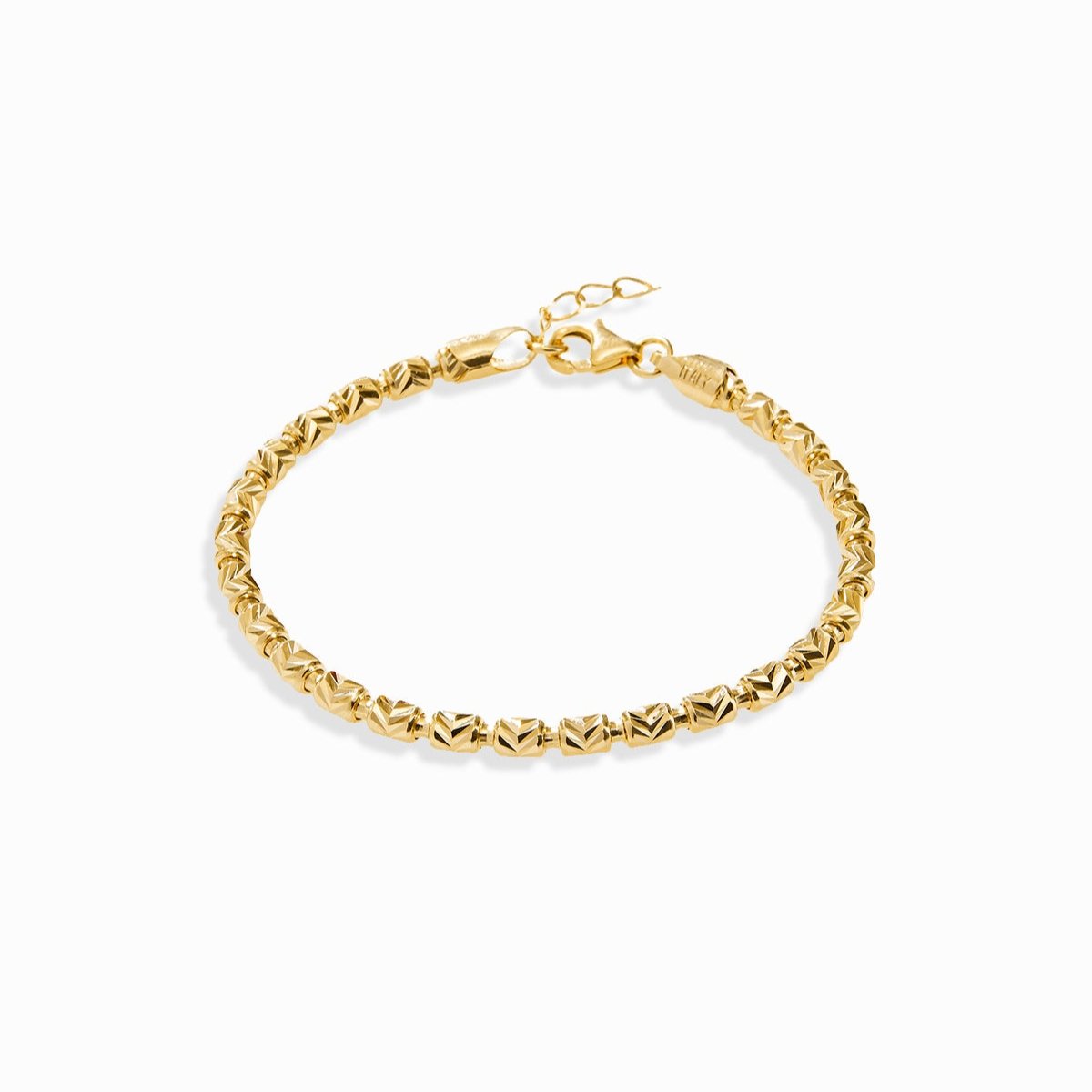 Haus of Dietrich Milano Diamond Cut Barrel Bracelet