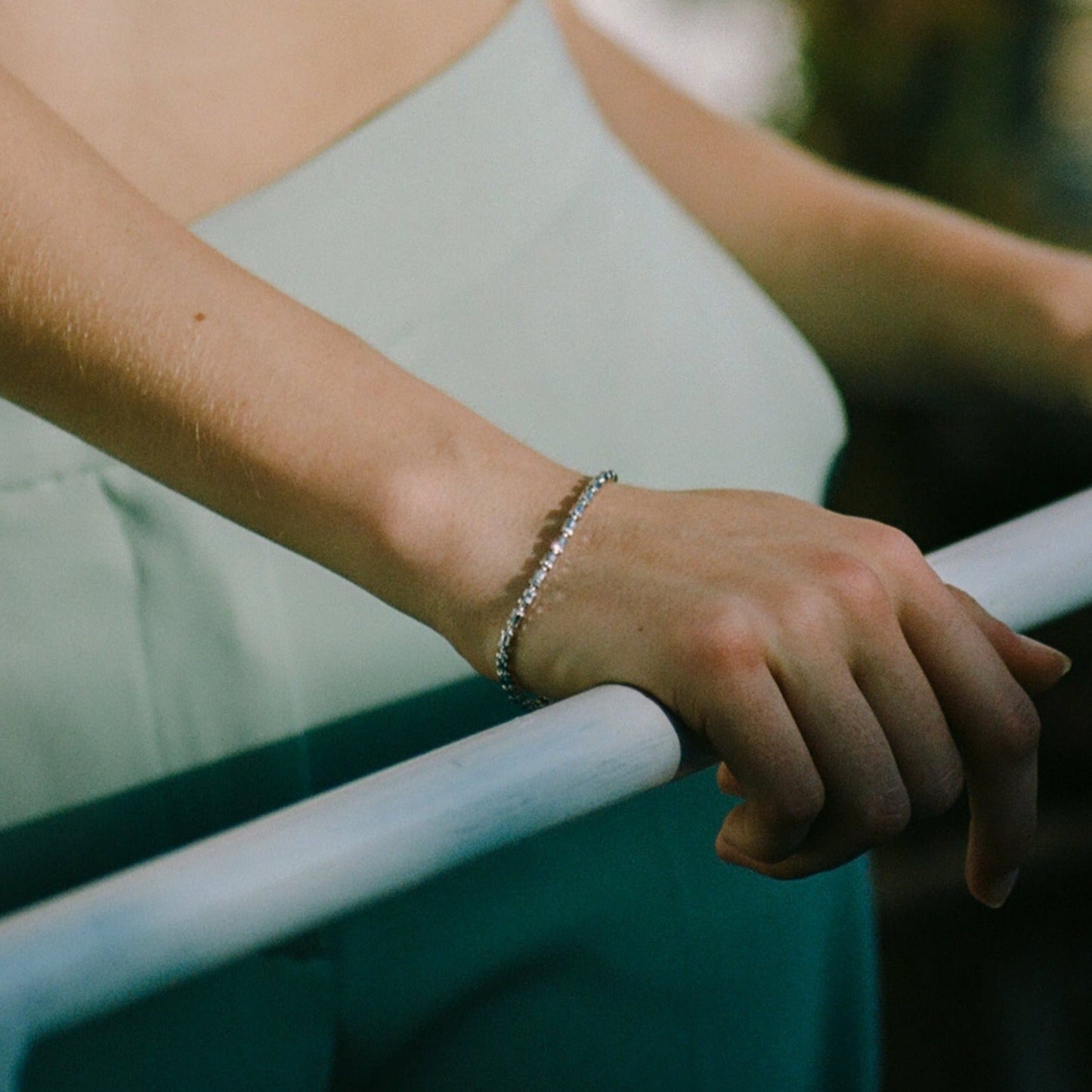 Diamond Cut Barrel Bracelet