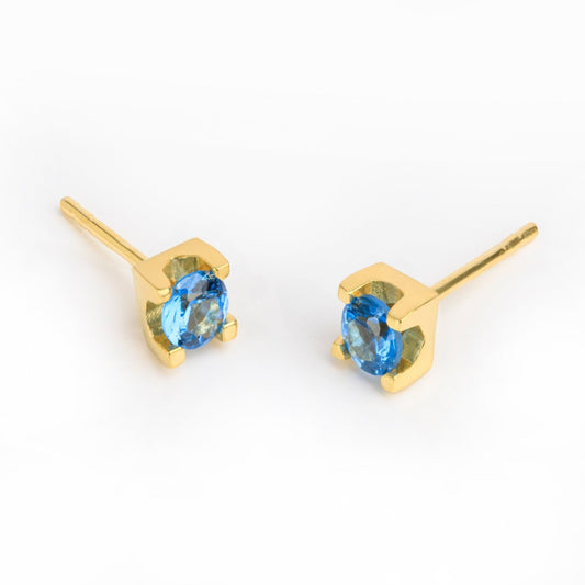 Blue Stone Earstuds