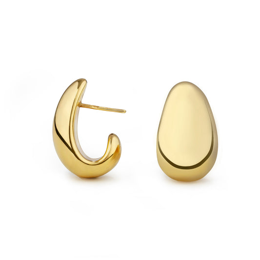 Golden Drop Ear Studs