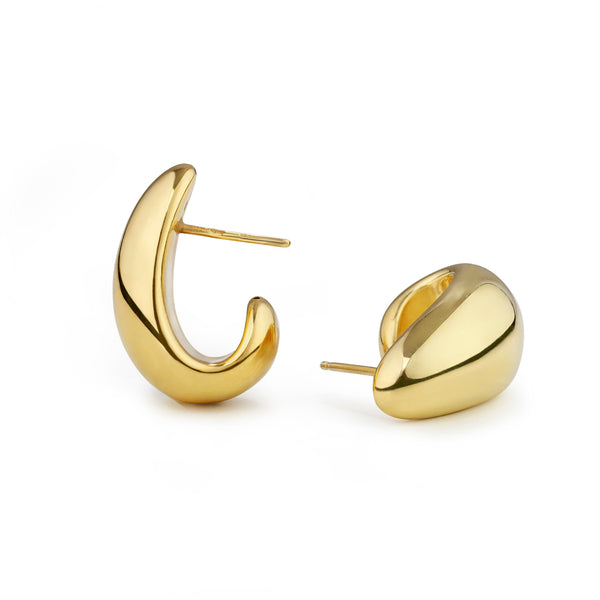 Golden Drop Ear Studs