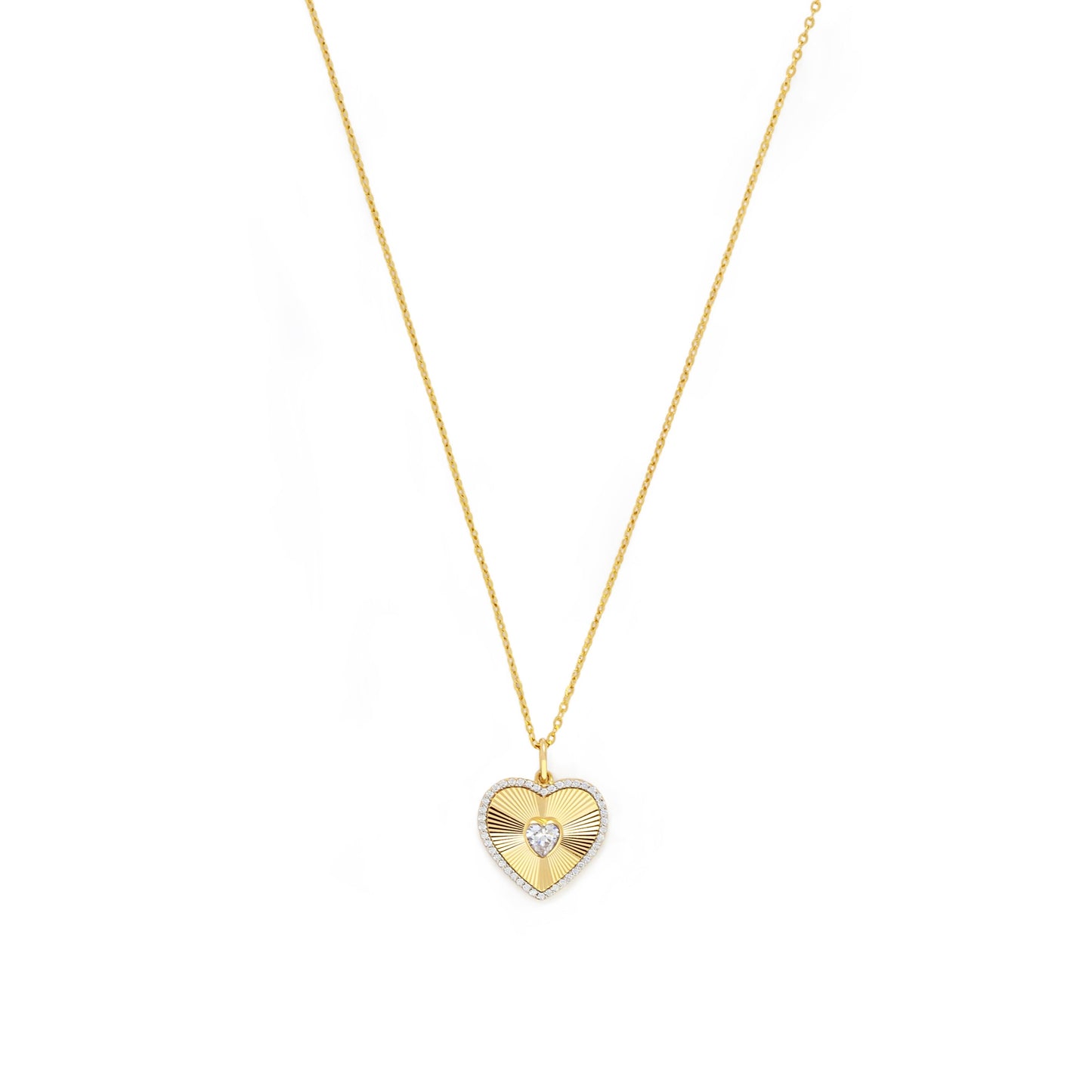 Sparkly Heart Necklace