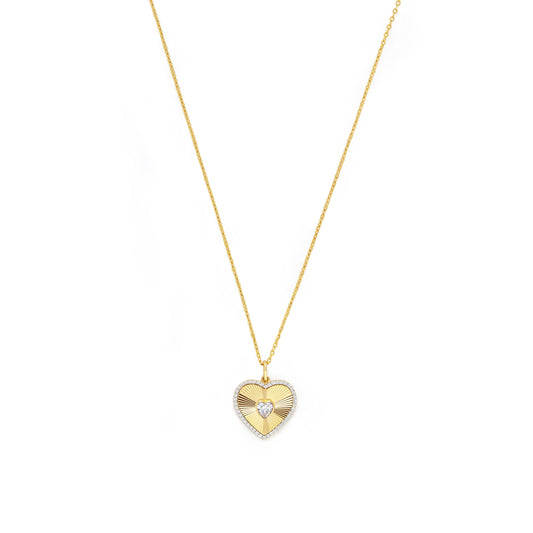 Sparkly Heart Necklace