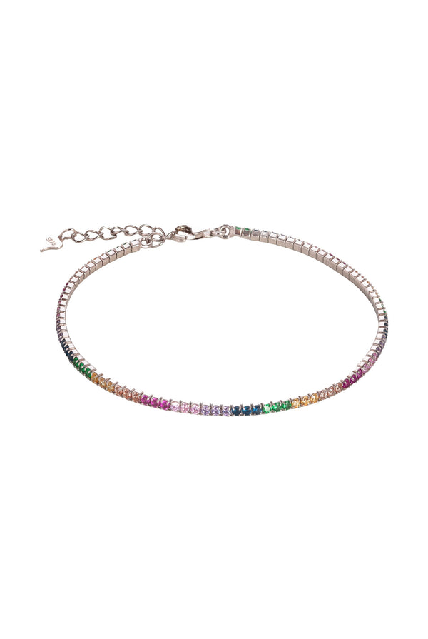 Rainbow Mini Baguette Bracelet