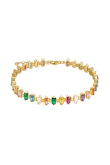 Baguette Rainbow Bracelet