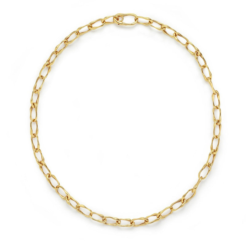 Oval Link Gold Collier