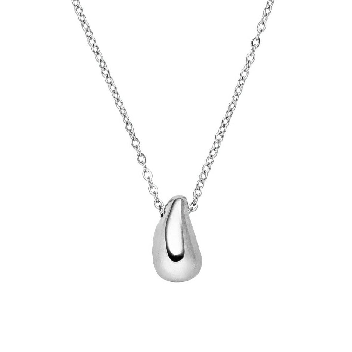 Silver Drop Necklace