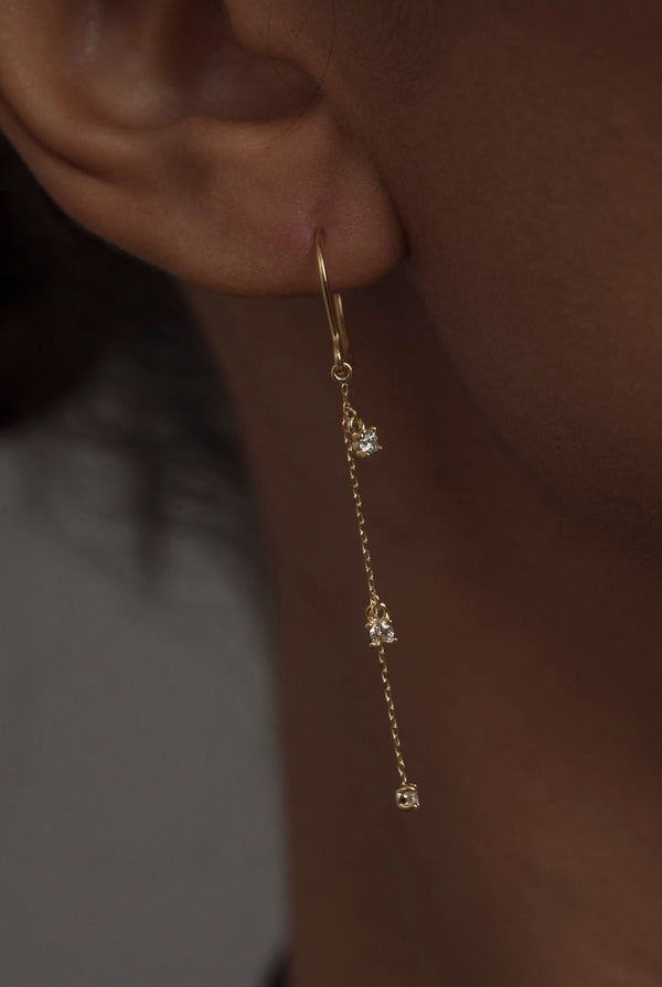 14 Karat Gold Drop Earrings