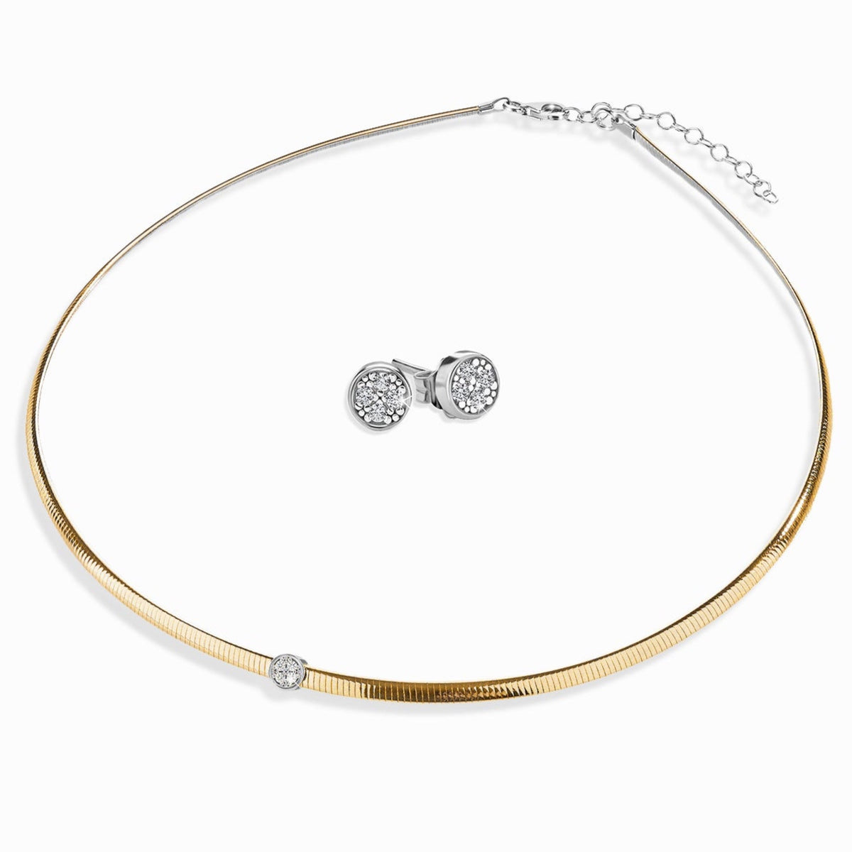 Two Tone Pendant Choker Set – Haus of Dietrich