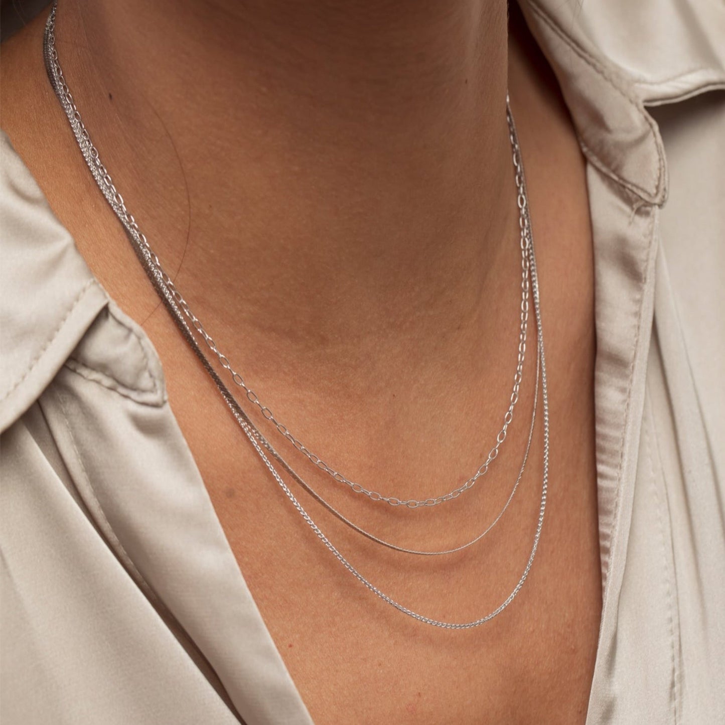 Textured Layering Necklace