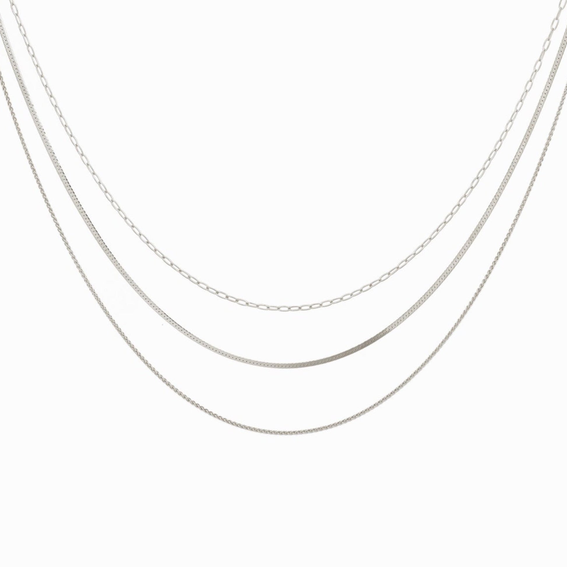 Haus of Dietrich Milano N°6 Layering Necklace Rhodium