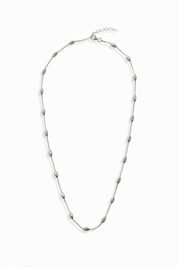 Haus of Dietrich Milano Diamond Cut Silver Necklace