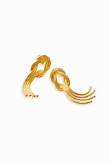 Haus of Dietrich Milano Knot Gold Earrings