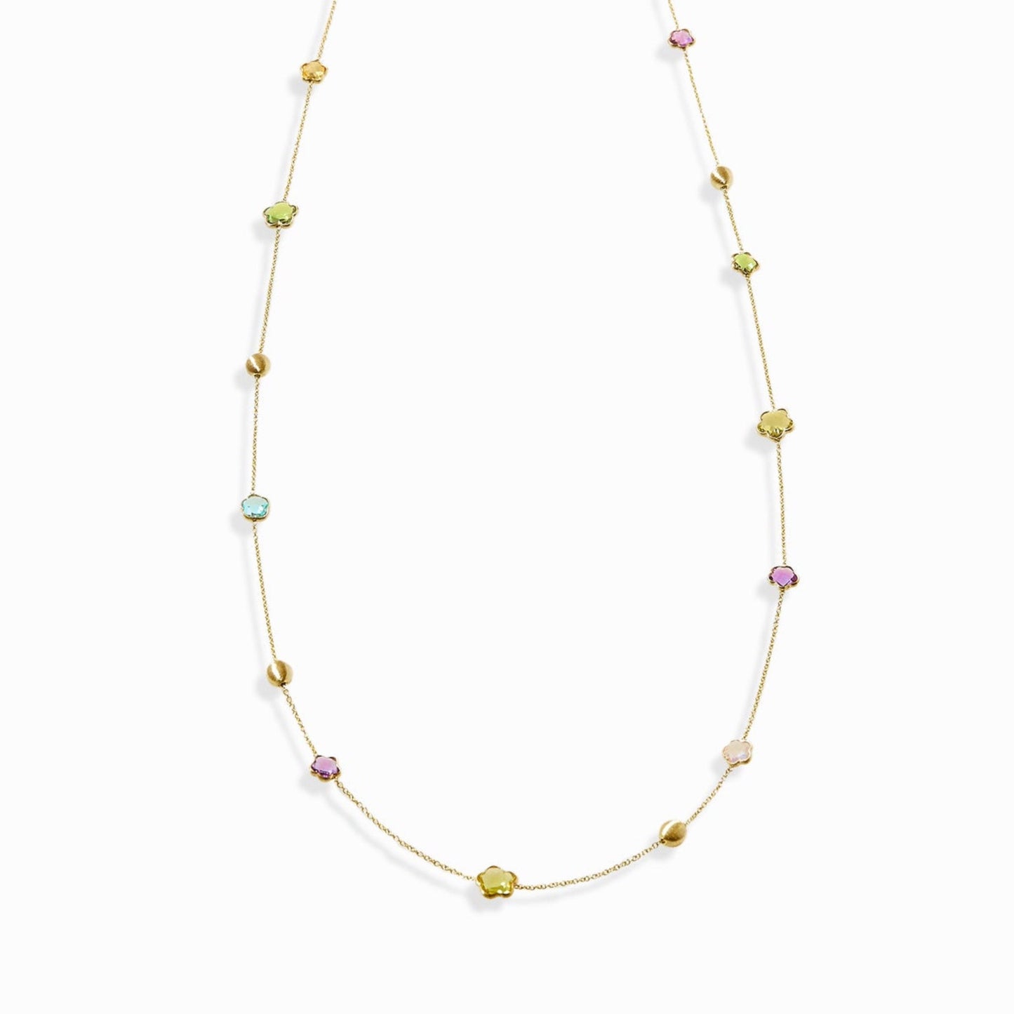 Haus of Dietrich Venezia Flower Multicolor Necklace 