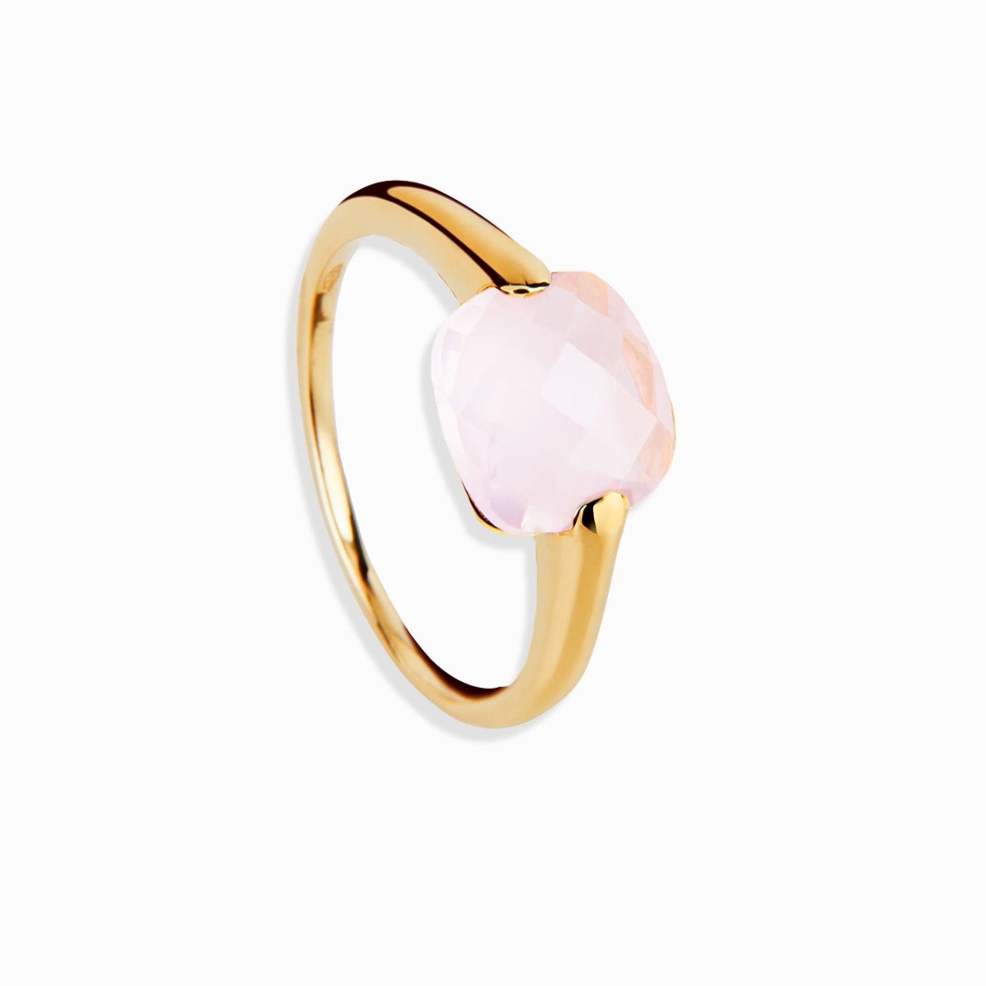 Haus of Dietrich Venezia Pink Milky Quartz Ring