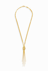 Haus of Dietrich Milano Knot Gold Necklace