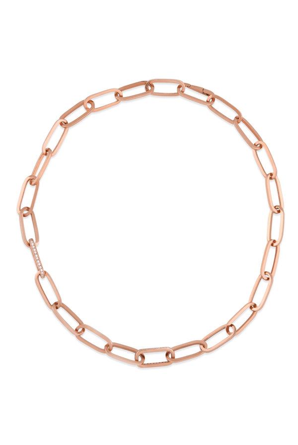 Oval Link Statement Necklace