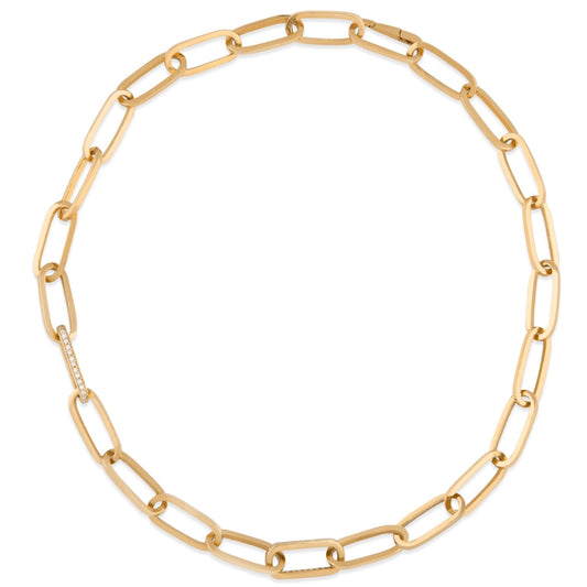 Oval Link Statement Necklace