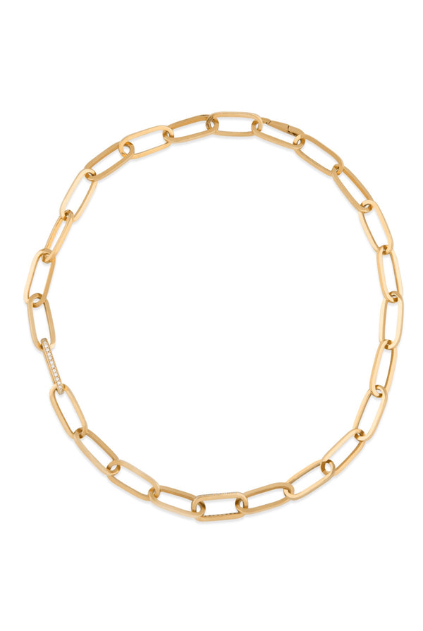 Oval Link Statement Necklace