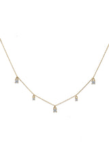14 Karat Gold Drop Necklace