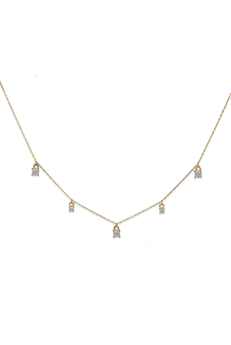 14 Karat Gold Drop Necklace